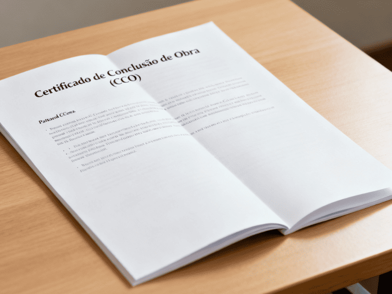 CCO - Certificado de Conclusão de Obra
